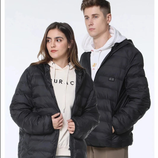 Winter  heating Jacostat Hooded Heat Clothing