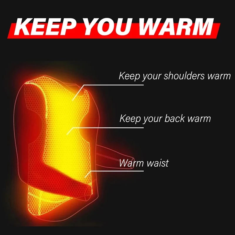 Winter  heating Jacostat Hooded Heat Clothing