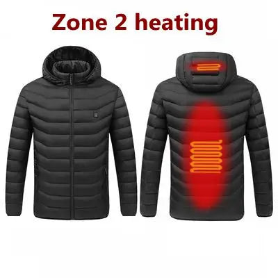 Winter  heating Jacostat Hooded Heat Clothing